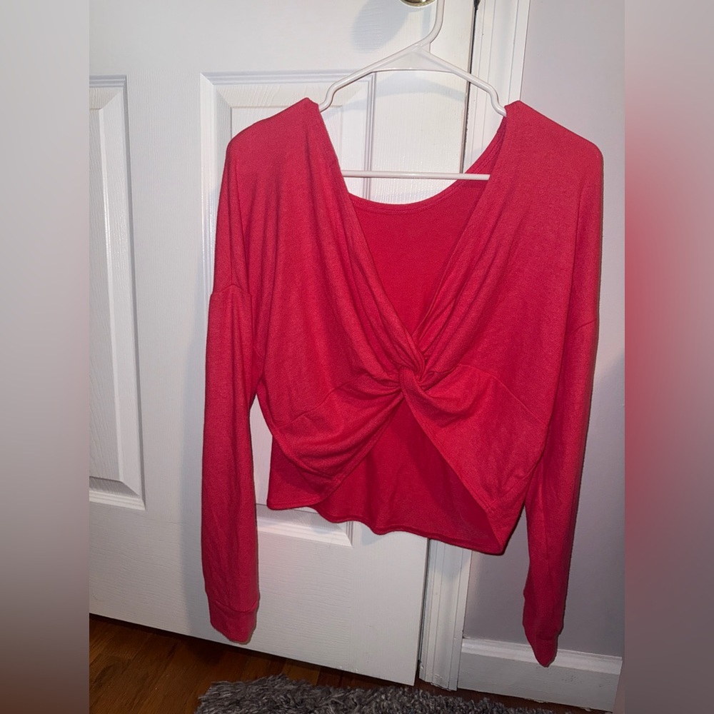 Beyond Yoga Coral Knotted Front Women's Top Size Medium - Picture 4 of 6